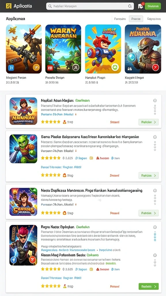 idrking - Tampilan antarmuka pengguna yang intuitif.